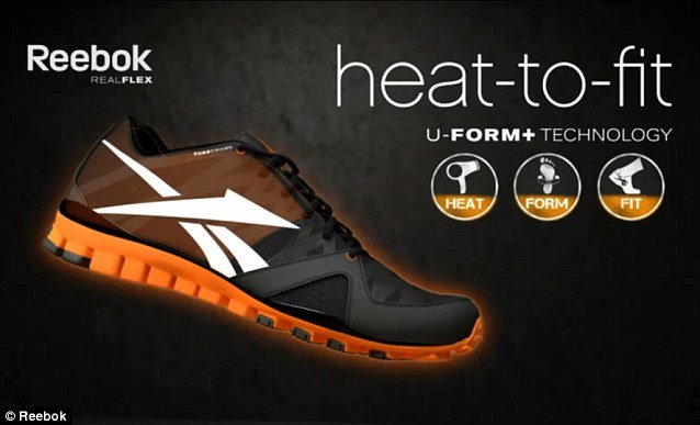 reebok shoes you put oven
