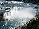 Police warned tourists Monday not to climb a railing at the top of Niagara Falls after an international student from Japan fell off the edge and was swept over the falls on the weekend