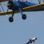 Todd Green wing walker fell 200 feet to death at an air show in Michigan.