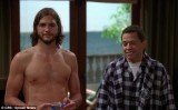 Ashton Kutcher plays Walden Schmidt character, a billionaire whose wife dumped him causing him to attempt suicide in the ocean before ending up soaking wet on the deck of Alan Harper’s Malibu beach house