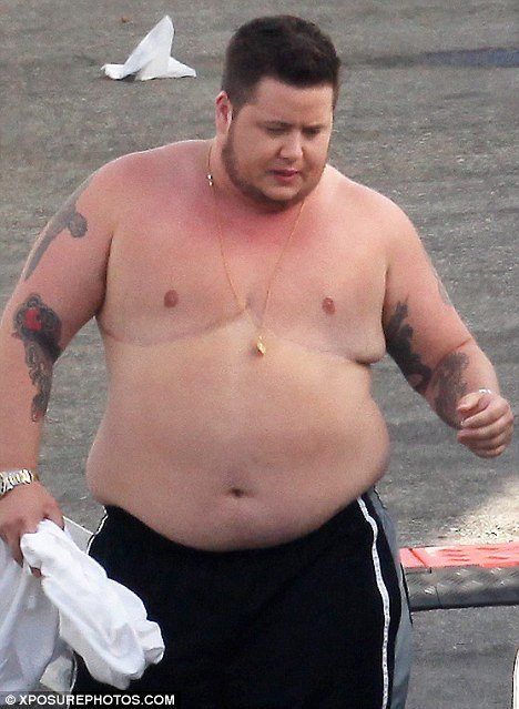 Chaz Bono was caught topless as he was making a wardrobe change ahead of tonight live show