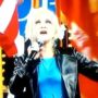 Cyndi Lauper blows national anthem at US Open 9/11 commemoration.