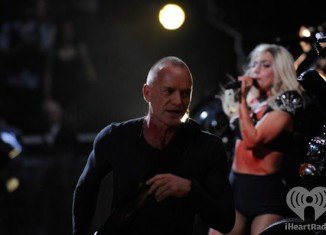 Lady Gaga and Sting at iHeartRadio Music Festival