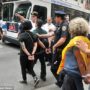 Occupy Wall Street protesters clashed with police in Manhattan.