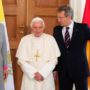 Pope Benedict XVI makes his first official visit to native Germany.