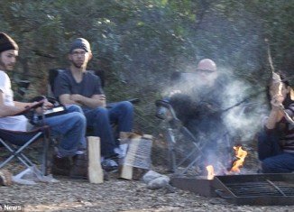 Demi Moore and Ashton Kutcher spent Yom Kippur day on a Kabbalah camping retreat at Cachuma Lake in an attempt to rebuild their marriage