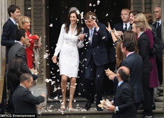 Nancy Shevell and ex-Beatle Sir Paul McCartney married at Marylebone Town Hall in central London on Sunday
