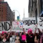 New York SlutWalk: women march on after police tell them to “cover up” to avoid rape.