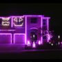 Halloween lights house of Sunshine State, California.