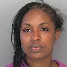 Theresa Monique Jefferson was arrested after she and another woman threw bleach and another chemical on each other during an argument at Walmart store in Baltimore