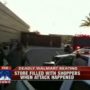 Long Beach: 74-year-old man beaten to death by a homeless in WalMart store.