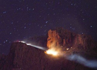 A family of six is feared dead after a plane crashed into Arizona' Superstition Mountains last night in a tragic Thanksgiving accident