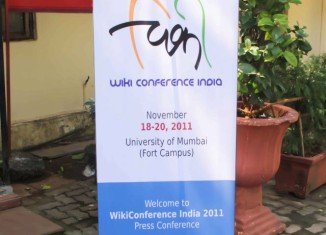 More than seven hundreds people are gathering in Mumbai University campus for India's first Wikipedia conference