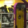 Woman dancing at Planet Fitness while she works