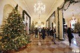 American First Lady Michelle Obama revealed White House Christmas decorations for this holiday season
