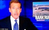 Brian Williams barely batted an eyelid when a siren went off in the channel's 30 Rock studio in New York moments into the Nightly News show
