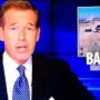 NBC’s Brian Williams calmly reads the news through a fire alarm live on air