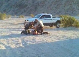 Brooke Fantelli, 43, was stunned by the taser gun by the Bureau of Land Management (BLM) while she was participating in a photo shoot in the desert near El Centro late last month