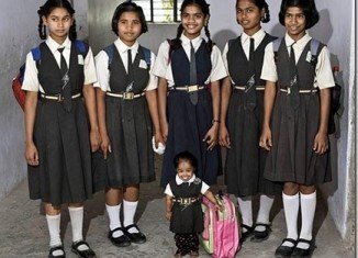 Jyoti Amge, 18, hopes to celebrate being crowned the world's shortest woman by launching a Bollywood movie career