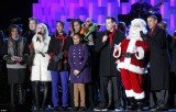 President Barack Obama, First Lady Michelle Obama, and their daughters Sasha and Malia took the stage next to Santa Claus and Kermit the Frog and officially marked the start of the Christmas season