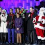 Obama family lit up the National Christmas Tree at White House