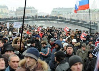 Protesters allege there was widespread fraud in Sunday's polls - though the ruling United Russia party saw its share of the vote fall sharply