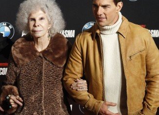 The Spanish aristocrat, Duchesse of Alba took to the red carpet with Tom Cruise at the premiere of Mission: Impossible Ghost Protocol