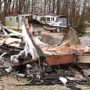 A couple’s trailer went up in flames and firefighters refused to help as they had not paid their subscription fees