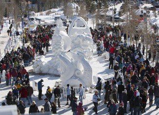 2012 International Snow Sculpture Competition, which is held in Breckenridge, Colorado, each year, came to a close this morning