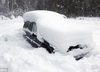 A Swedish man survived for two months in his snow-covered car on nothing but snow after he was trapped in sub-zero temperatures