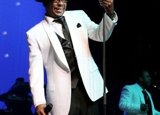 Hours after Whitney Houston's funeral, Bobby Brown performed onstage with his New Edition bandmates at Mohegan Sun Arena in Uncasville, Connecticut