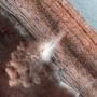 Avalanche on Mars captured by HiRISE camera aboard NASA spacecraft