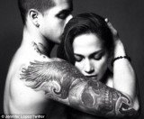 Jennifer Lopez and her boyfriend Casper Smart posed for a steamy Valentine’s Day picture