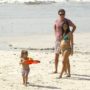 Kourtney Kardashian displayed her pregnancy shape on family trip to Mexico