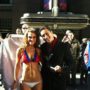 Maria Menounos had to wear NY Giants bikini in Times Square after losing a Super Bowl bet