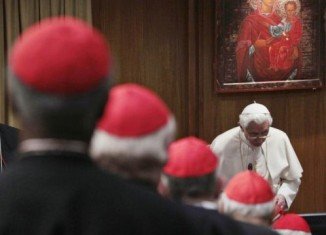 On Friday, cardinals new and old attended a closed-door meeting pondering how to bring back faith in increasingly secular countries