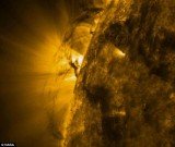Solar Dynamics Observatory, a NASA satellite, captured amazing pictures of a gigantic tornado moving across the sun