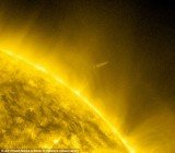 Comet Lovejoy emerging from the clutches of the Sun spotted by NASA Solar Dynamics Observatory