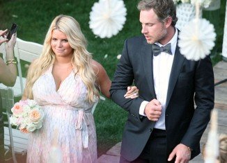 Jessica Simpson played bridesmaid to one of her closest friends and former assistant Lauren Zelman