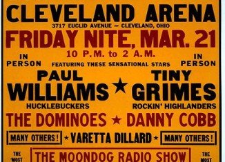 Moondog Coronation Ball, the world's first rock concert was staged in Cleveland in 1952 by two men whose passion for music bridged the racial divide in a segregated US