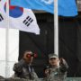 Barack Obama visited the Demilitarized Zone separating North Korea from South Korea