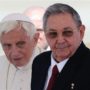 Pope Benedict XVI arrived in Cuba for a three-day visit
