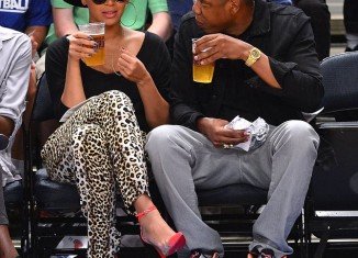 Beyonce had some free time out with her husband Jay-Z to cheer on the New York Knicks at a basketball game in New York