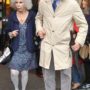 Duchess of Alba and Alfonso Diez stepped out for a lunch in Paris