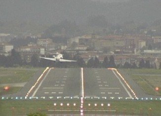 Footage of planes landing at Loiu Airport in Bilbao shows aircraft being blown sideways and shaking almost uncontrollably as pilots battle to bring them down safely on to runways