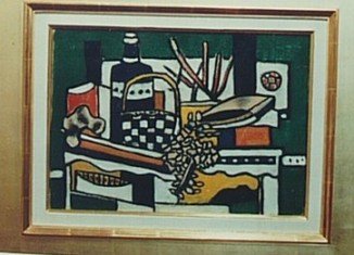 The Blue Bottle by Fernand Leger was found in the estate of a German art dealer