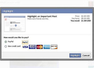Facebook is now testing a system that allows users pay to highlight or promote posts