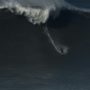 Garrett McNamara enters the Guinness Book for riding the biggest wave in Nazare, Portugal