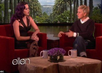 Katy Perry opened up to Ellen DeGeneres about her new film, Part of Me, and how she decided to show a realistic account of her life in the feature, including her relationship with Russell Brand