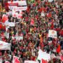 Global May Day labor demonstrations